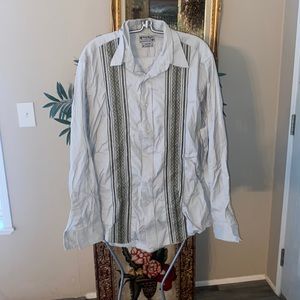 Very nice vintage lucky brand western dress shirt Sz M